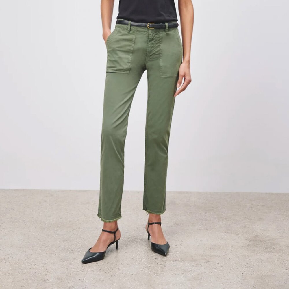 Nili Lotan Jenna Pant CAMO SZ 4